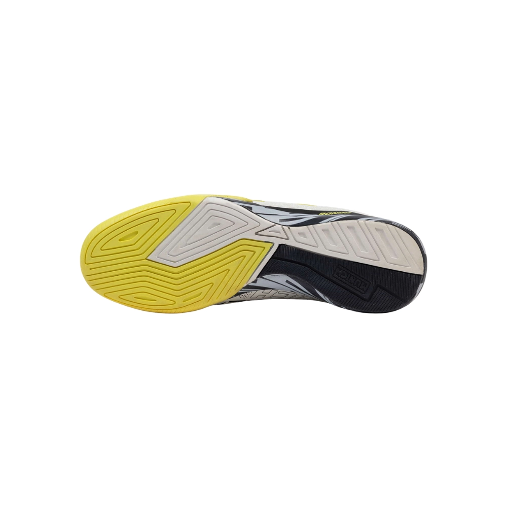 Miniatura 3.0 de Chuteira Futsal Rondo Branco/Amarelo Munich