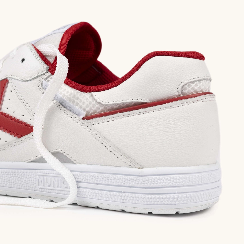 Miniatura 6.0 de Chuteira Futsal Continental V2 Branco/Vermelho Munich