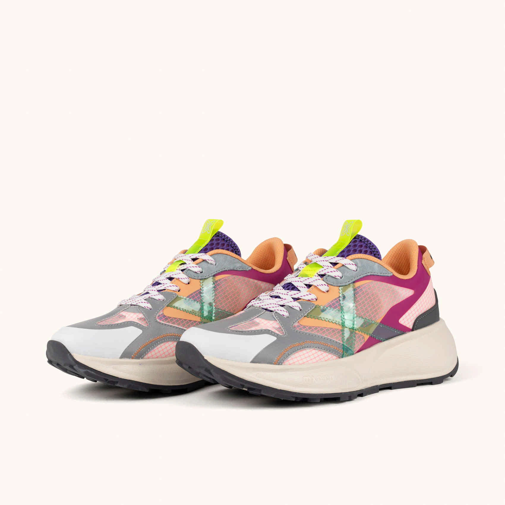 Miniatura 5.0 de T&ecirc;nis de Corrida Trainner Rosa/Laranja Munich