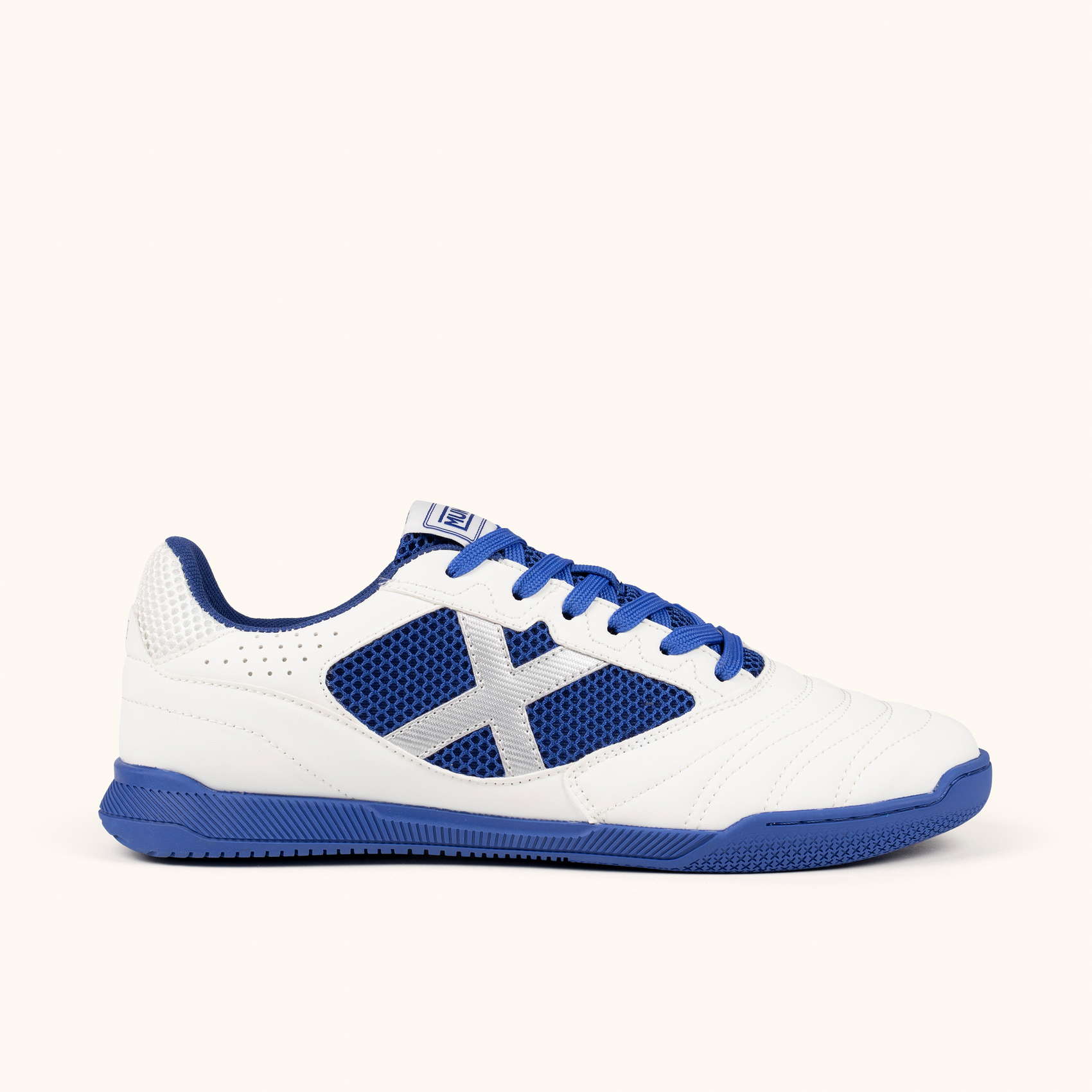 Imagem do produto Chuteira Futsal Debut Branco / Azul